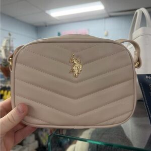 U.S. Polo Assn. Taupe Crossbody Bag
